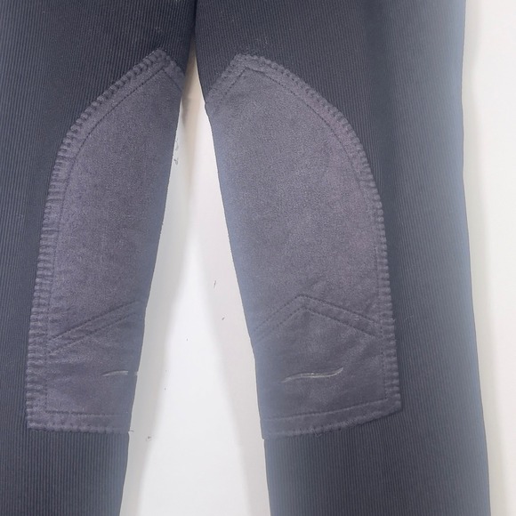 TuffRider Ribb Lowrise Black Knee Patch Ladies Equestrian Breeches Size 26 - Picture 3 of 6